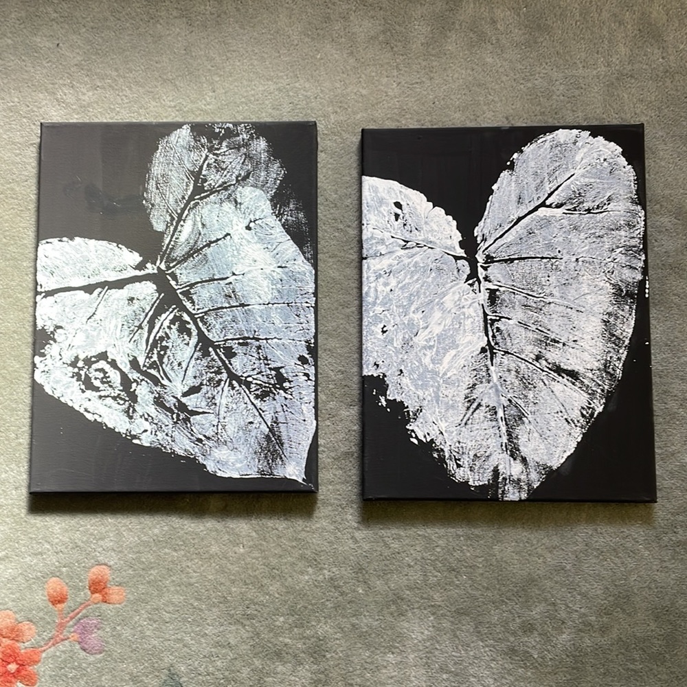 Elephant ear botanical press prints 🌱